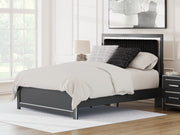 Sam's Furniture - Ashley Furniture - Zuraleus Bedroom - Queen Upholstered Platform Bed / Black - PCB3380B2