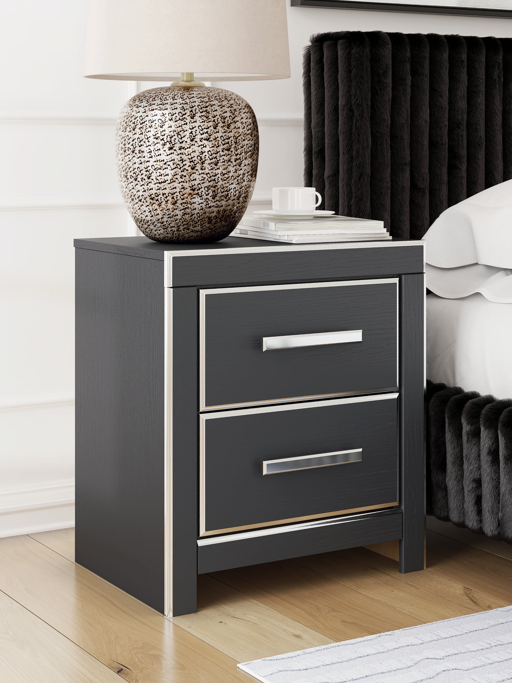 Sam's Furniture - Ashley Furniture - Zuraleus Bedroom - King Upholstered Bed / White - PCB3381B13