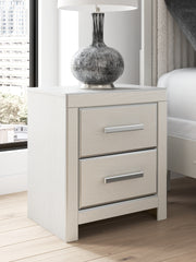 Sam's Furniture - Ashley Furniture - Zuraleus Bedroom - Two Drawer Night Stand / White - PCB3381-92