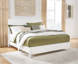 Sam's Furniture - Ashley Furniture - Binterglen Bedroom - King Panel Bed / White - B427B8