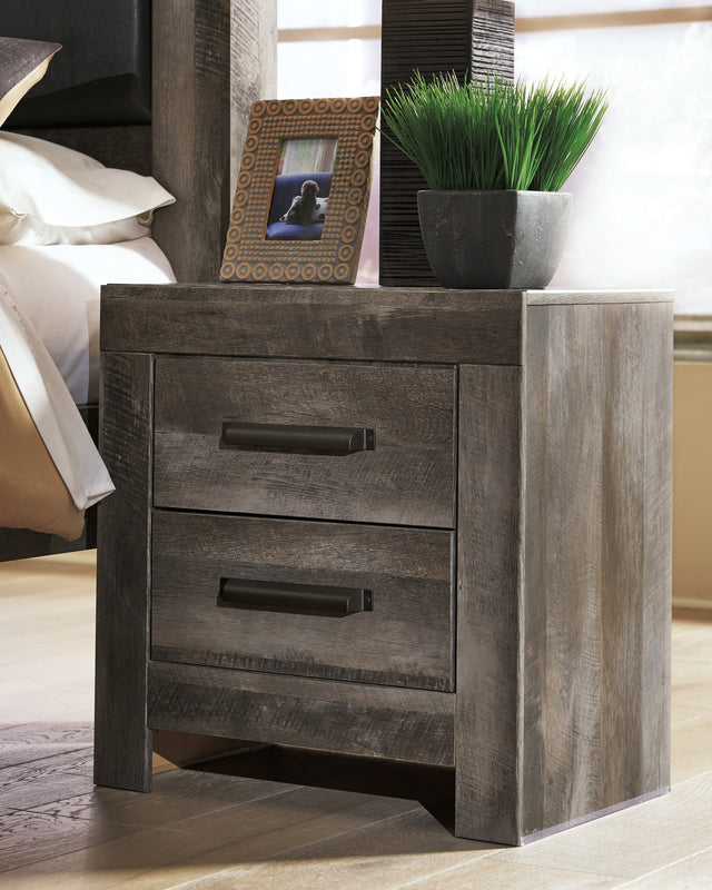 Sam's Furniture - Ashley Furniture - Wynnlow Bedroom - Queen Upholstered Poster Bed / Gray - B440B7