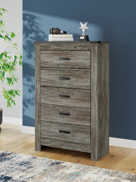 Sam's Furniture - Ashley Furniture - Frandern Bedroom - Full Panel Bed with Storage / Black/Gray - B4480B24
