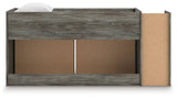 Frandern Twin Loft Bed with Bookcase Storage