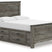Sam's Furniture - Ashley Furniture - Frandern Bedroom - Full Panel Bed with Storage / Black/Gray - B4480B24