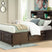 Sam's Furniture - Ashley Furniture - Vanmore Bedroom - California King Storage Bed / Dark Brown - B479B7