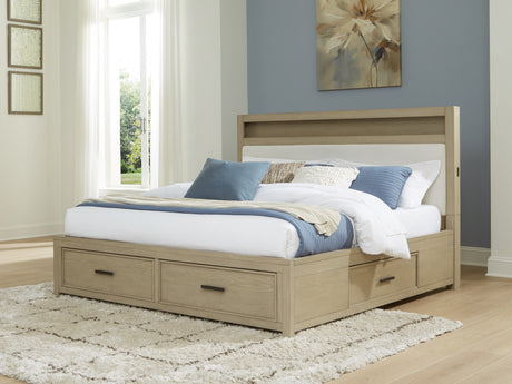 Sam's Furniture - Ashley Furniture - Calmoro Bedroom - King Bookcase Bed / Gray - B602B8