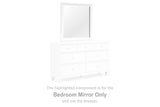 Sam's Furniture - Ashley Furniture - Fortman Bedroom - Bedroom Mirror / White - B680-36
