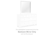 Sam's Furniture - Ashley Furniture - Fortman Bedroom - Bedroom Mirror / White - B680-36