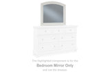 Sam's Furniture - Ashley Furniture - Robbinsdale Bedroom - Bedroom Mirror / Antique White - B742-36