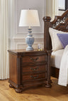 Sam's Furniture - Ashley Furniture - Lavinton Bedroom - Queen Poster Bed / Brown - B764B5