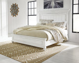 Sam's Furniture - Ashley Furniture - Kanwyn Bedroom - Queen Panel Bed / Whitewash - B777B2