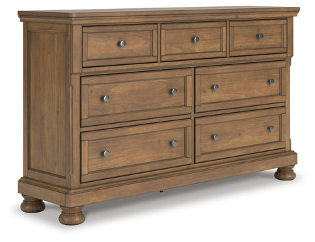 Sam's Furniture - Ashley Furniture - Feddinger Bedroom - Queen Sleigh Bed / Medium Brown - PCB779B14