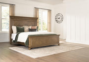 Sam's Furniture - Ashley Furniture - Karallin Bedroom - King Panel Bed / Medium Brown - PCB782B4