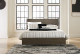 Sam's Furniture - Ashley Furniture - Arkenton Bedroom - California King Panel Bed / Grayish Brown - B786B5