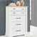 Sam's Furniture - Ashley Furniture - Ashbryn Bedroom - California King Panel Storage Bed / White/Natural - B844B5