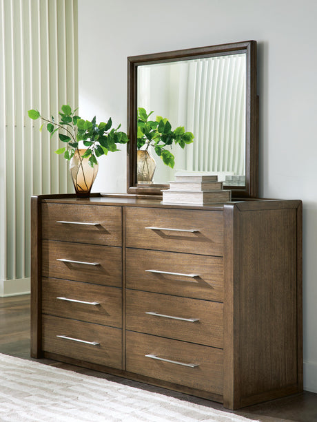 Sam's Furniture - Ashley Furniture - Marxmore Bedroom - Dresser and Mirror / Brown - B863B1