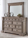 Sam's Furniture - Ashley Furniture - Blairhurst Bedroom - California King Panel Bed / Light Grayish Brown - B916B5