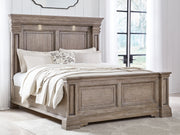 Sam's Furniture - Ashley Furniture - Blairhurst Bedroom - King Panel Bed / Light Grayish Brown - B916B4