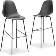Sam's Furniture - Ashley Furniture - Forestead Dining Room - Bar Height Bar Stool (Set of 2) / Black - D130-130X2