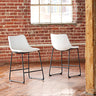Sam's Furniture - Ashley Furniture - Centiar Dining Room - Counter Height Bar Stool (Set of 2) / White - D372-724X2