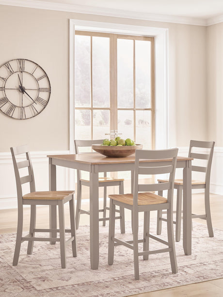 Sam's Furniture - Ashley Furniture - Harperfeld Dining Room - DRM Counter Table Set (5/CN) - PCD403-223