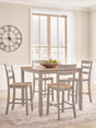 Sam's Furniture - Ashley Furniture - Harperfeld Dining Room - DRM Counter Table Set (5/CN) - PCD403-223