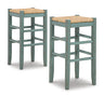 Sam's Furniture - Ashley Furniture - Mirimyn Dining Room - Bar Height Bar Stool (Set of 2) / Teal - D508-330X2