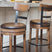 Sam's Furniture - Ashley Furniture - Pinnadel Dining Room - Bar Height Bar Stool (Set of 2) / Grayish Brown - D542-130X2