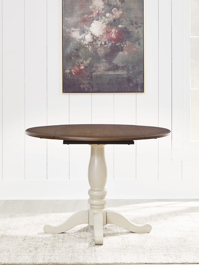 Sam's Furniture - Ashley Furniture - Wirloni Dining Room - Round DRM Drop Leaf Table - PCD616-15