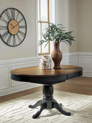 Sam's Furniture - Ashley Furniture - Clorazi Dining Room - Oval DRM Butterfly EXT Table - PCD619-48