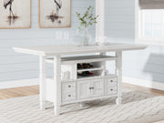 Sam's Furniture - Ashley Furniture - Robbinsdale Dining Room - Counter Height Dining Table / Antique White - D642D7
