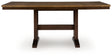 Sam's Furniture - Ashley Furniture - Rylandeen Dining Room - RECT DRM Counter EXT Table - PCD651-32