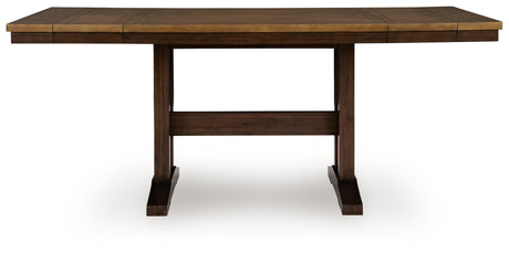 Sam's Furniture - Ashley Furniture - Rylandeen Dining Room - RECT DRM Counter EXT Table - PCD651-32