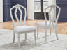 Sam's Furniture - Ashley Furniture - Montelaine Dining Room - Oval Dining Room EXT Table / Antique White - D795-35