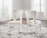Sam's Furniture - Ashley Furniture - Chalanna Dining Room - Dining Chair (Set of 2) / White - D822-01X2