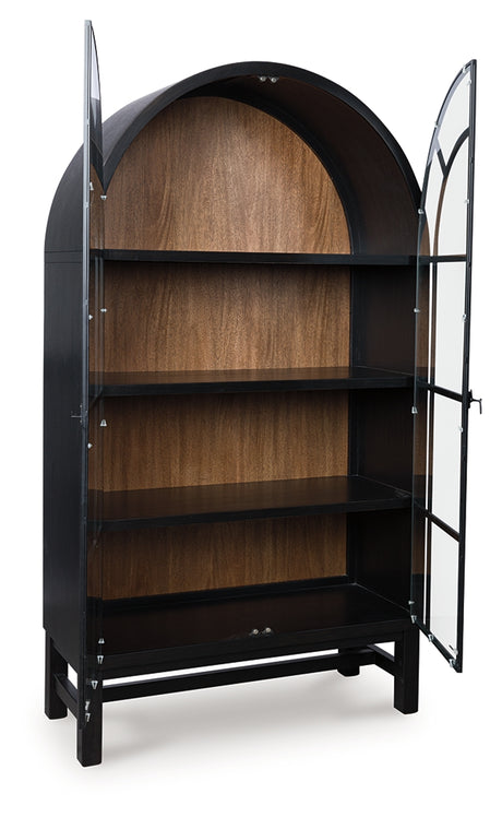 Sam's Furniture - Ashley Furniture - Greddinton Display Cabinet - Display Cabinet / Black/Brown - PCD824-376