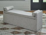 Sam's Furniture - Ashley Furniture - Galliden Dining Room - Large UPH Dining Room Bench / Beige - D841-00