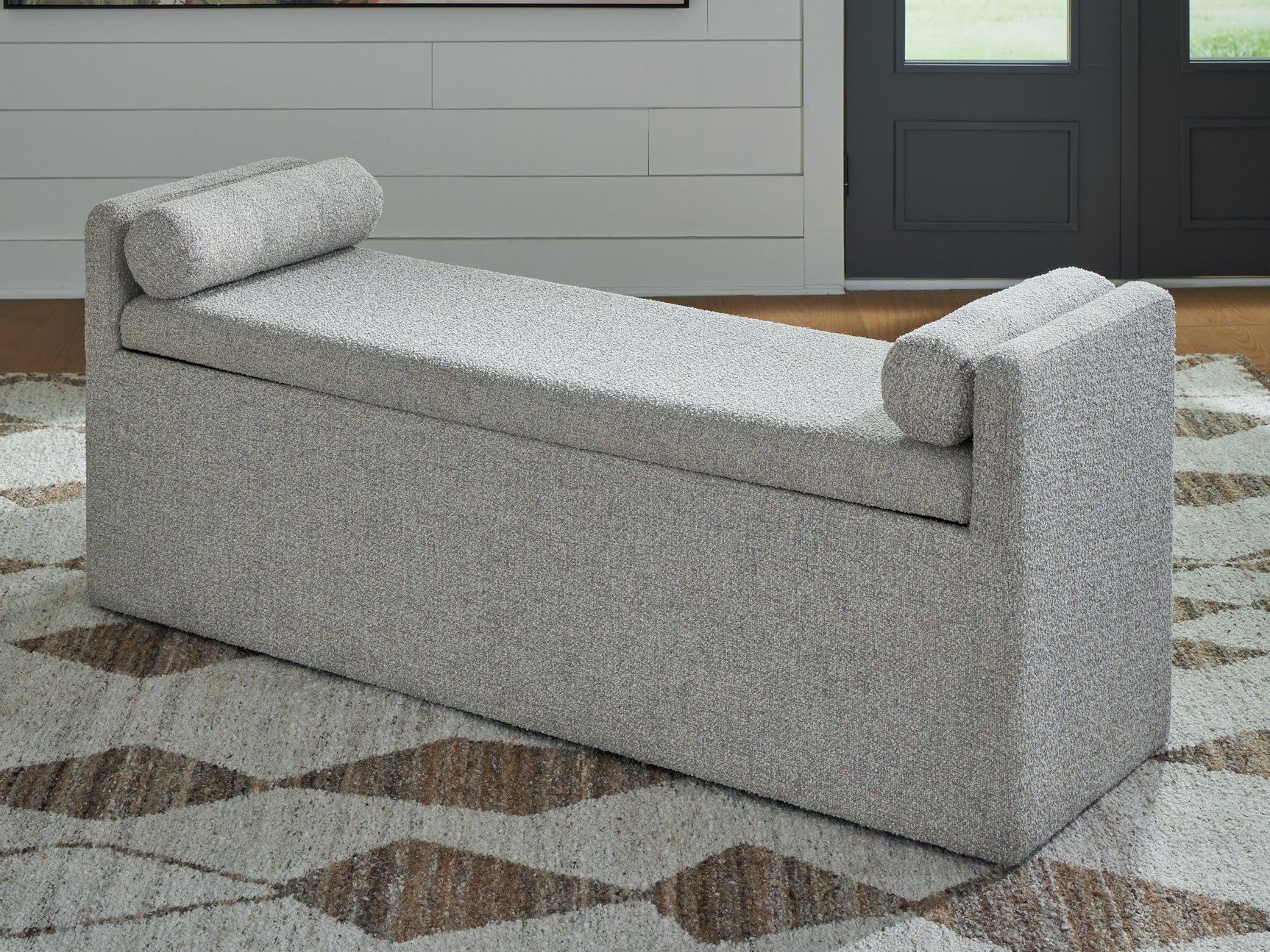 Sam's Furniture - Ashley Furniture - Galliden Dining Room - Large UPH Dining Room Bench / Beige - D841-00