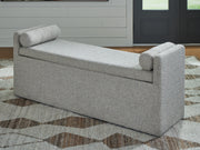 Sam's Furniture - Ashley Furniture - Galliden Dining Room - Large UPH Dining Room Bench / Beige - D841-00