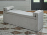 Sam's Furniture - Ashley Furniture - Galliden Dining Room - Large UPH Dining Room Bench / Beige - D841-00