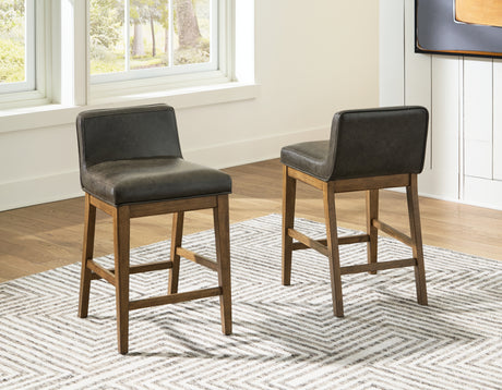 Sam's Furniture - Ashley Furniture - Cabalynn Dining Room - Counter Height Barstool (Set of 2) / Light Brown - D974-124X2