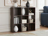 Sam's Furniture - Ashley Furniture - Glosmount Nine Cube Organizer - Nine Cube Organizer / Cherry/Light Brown - EA1055-3X3