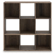 Sam's Furniture - Ashley Furniture - Shallifer Nine Cube Organizer - Nine Cube Organizer / Brown - EA1104-3X3