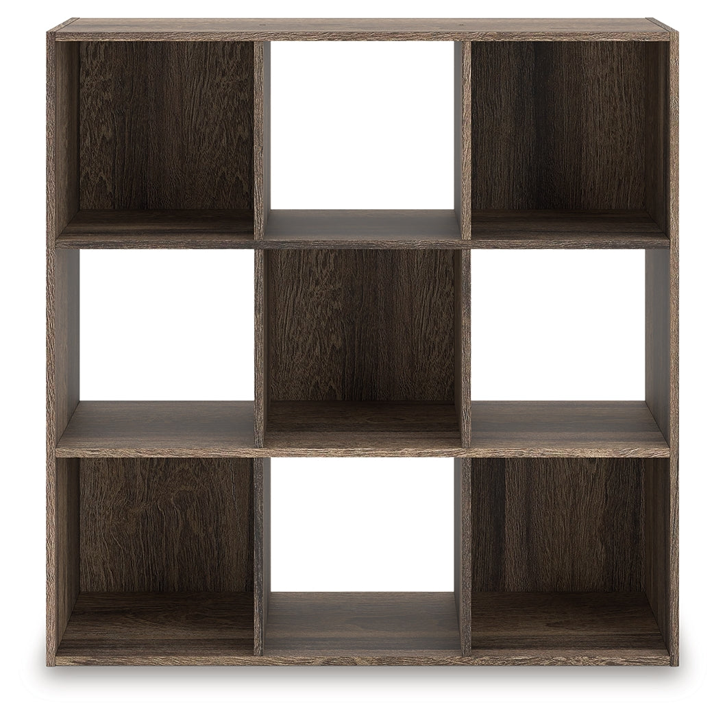 Sam's Furniture - Ashley Furniture - Shallifer Nine Cube Organizer - Nine Cube Organizer / Brown - EA1104-3X3