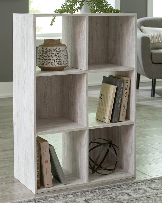 Sam's Furniture - Ashley Furniture - Paxberry Six Cube Organizer - Six Cube Organizer / Whitewash - EA1811-3X2