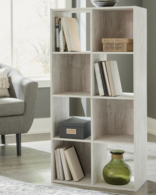 Sam's Furniture - Ashley Furniture - Paxberry Eight Cube Organizer - Eight Cube Organizer / Whitewash - EA1811-4X2