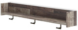 Neilsville Wall Mounted Coat Rack with Shelf