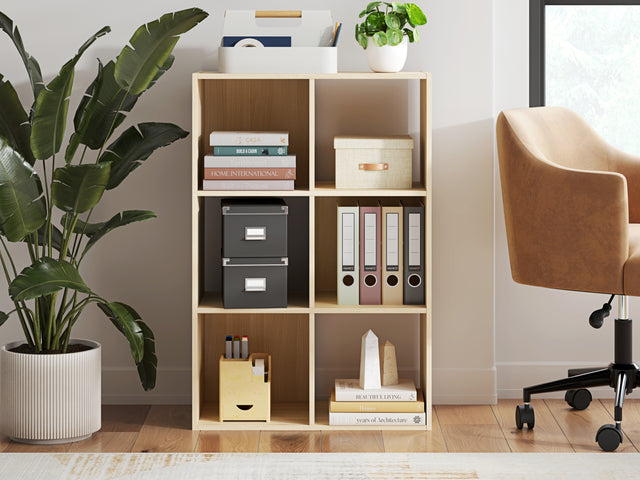 Sam's Furniture - Ashley Furniture - Piperton Six Cube Organizer - Six Cube Organizer / Charcoal - EA5514-3X2