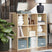 Sam's Furniture - Ashley Furniture - Piperton Nine Cube Organizer - Nine Cube Organizer / Charcoal - EA5514-3X3