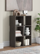 Sam's Furniture - Ashley Furniture - Piperton Six Cube Organizer - Six Cube Organizer / Charcoal - EA5514-3X2
